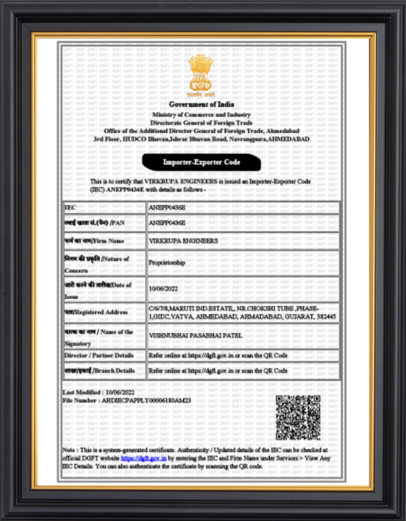company registration certificate