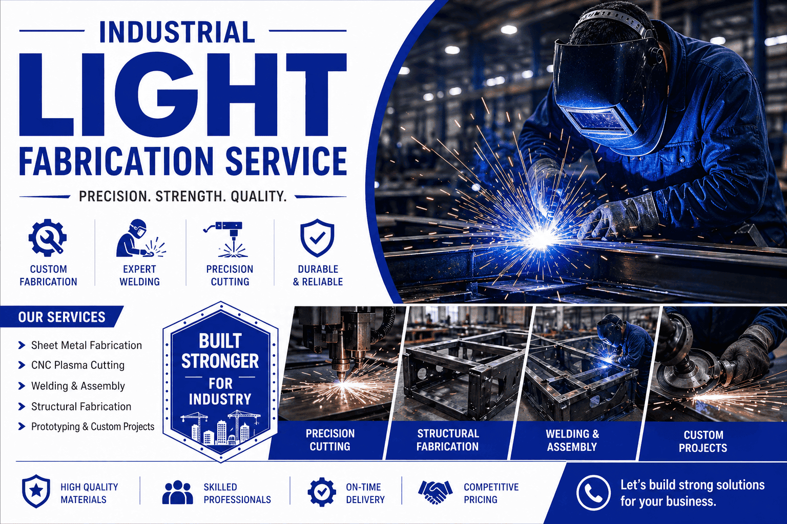 Industrial Light Fabrication Service (M.S. / S.S.)